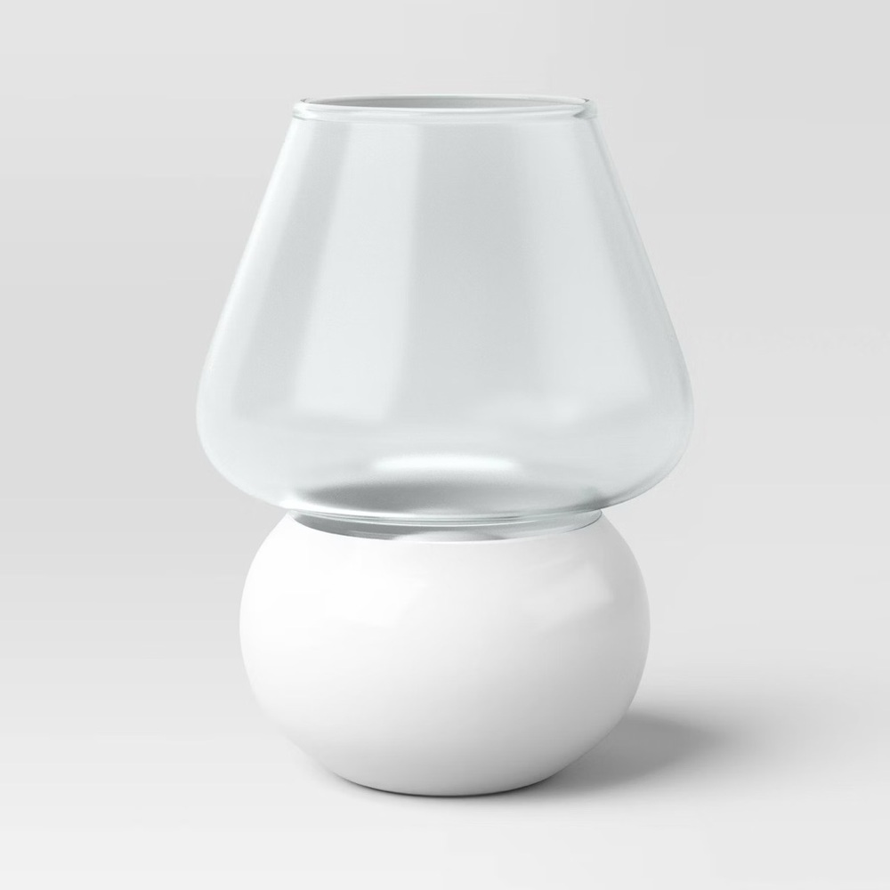 LED Mushroom Table Lamp - Soft White 7 inches tall